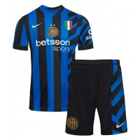 Inter Milan Heimtrikotsatz Kinder 2024-25 Kurzarm (+ Kurze Hosen)